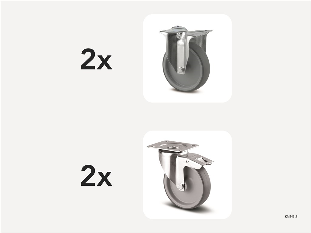 Hjulsats Termogummi (200mm)